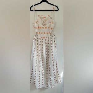 American Eagle floral cutout summer dress with lace up back- xl brand new w/ tag